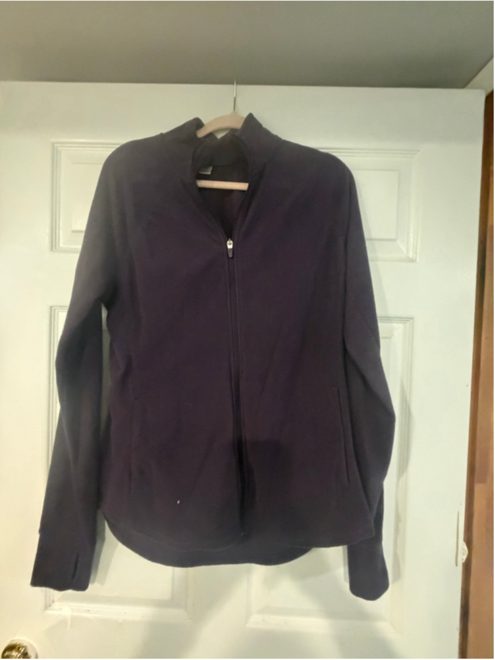 Women's Old Navy Active Purple Full Zip Sweatshirt Size L
